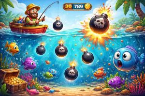 Bombing Fishing jogo de pesca com bombas e recompensas online