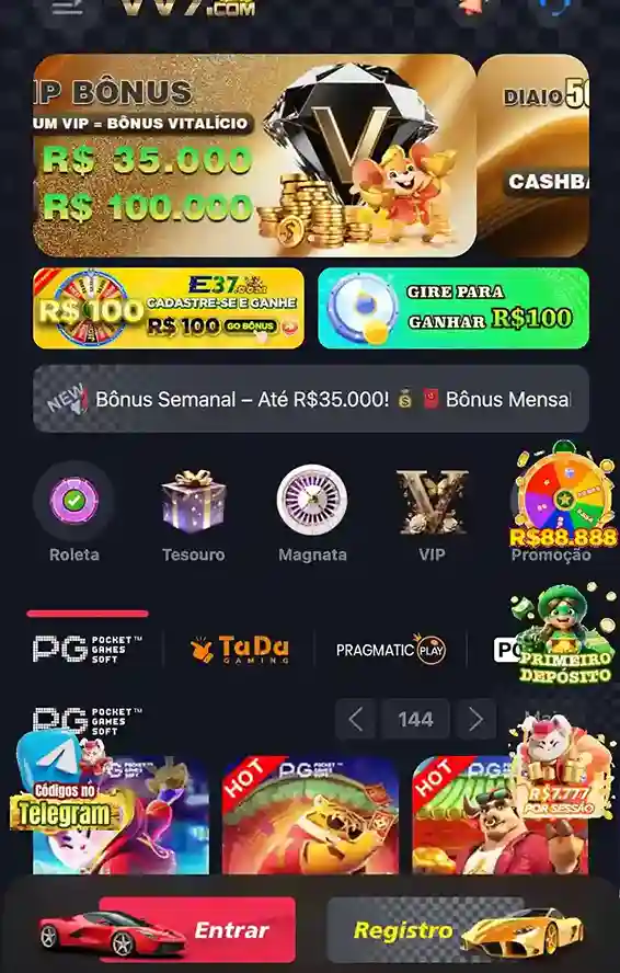 VV7 app móvel para jogar cassino online no celular